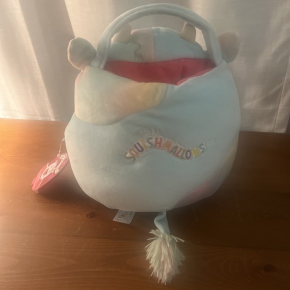 Squishmallows Jumbo 16"‎ Valentine Caedia the Cow Plush – Ice Cream Heart - Picture 5 of 10